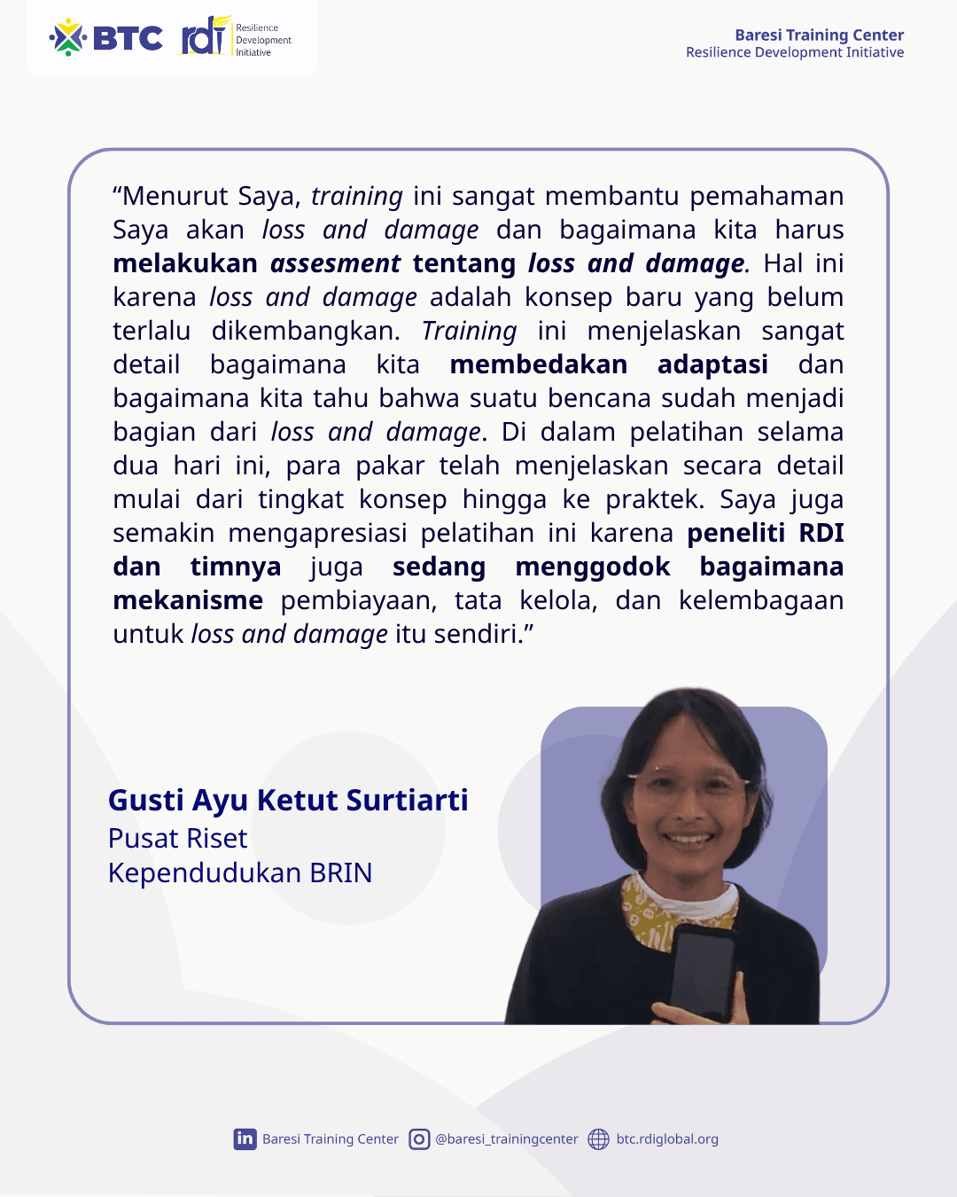 Menilai Dampak Perubahan Iklim dengan Pendekatan Loss and Damage: From Data to Action image 11
