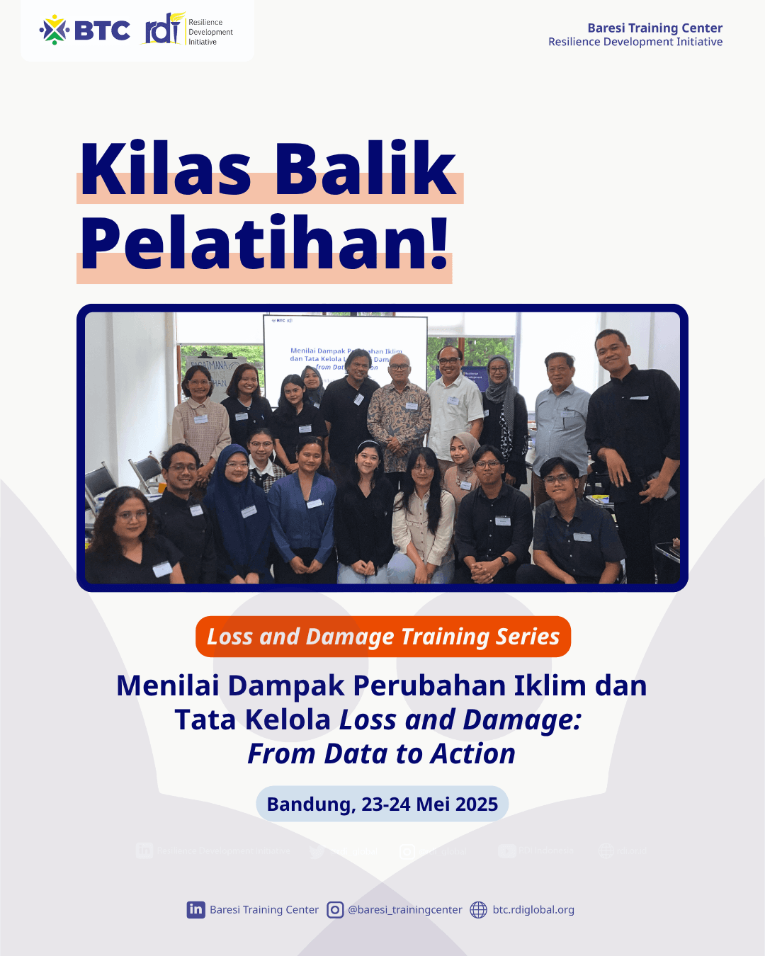 Menilai Dampak Perubahan Iklim dengan Pendekatan Loss and Damage: From Data to Action image 1