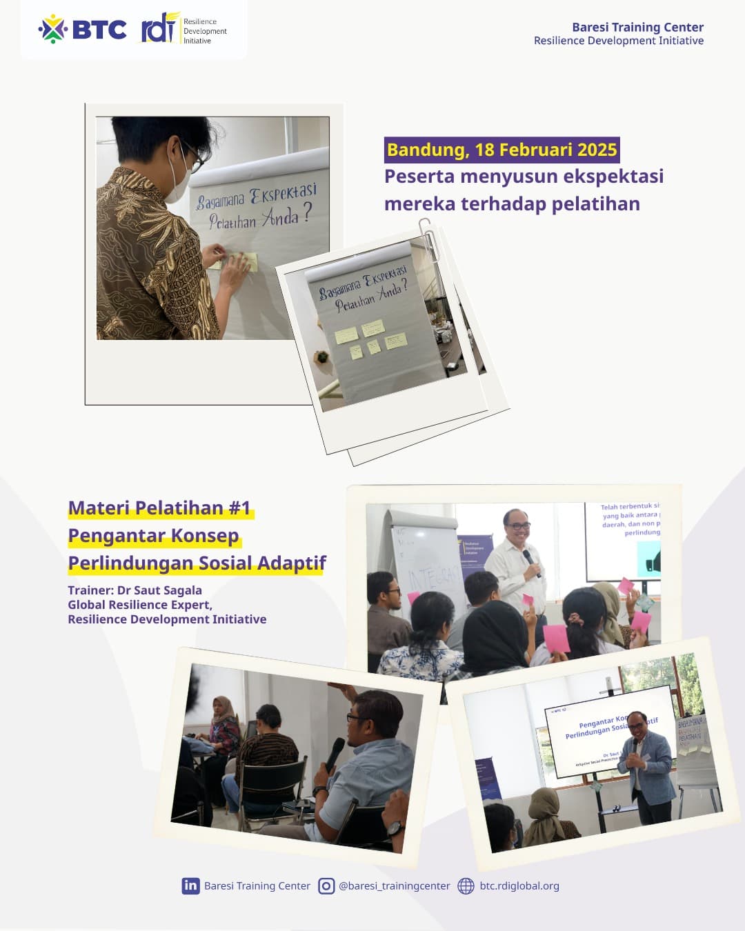 Pelatihan Perlindungan Sosial Adaptif: Konsep, Kebijakan, dan Implementasi image 2